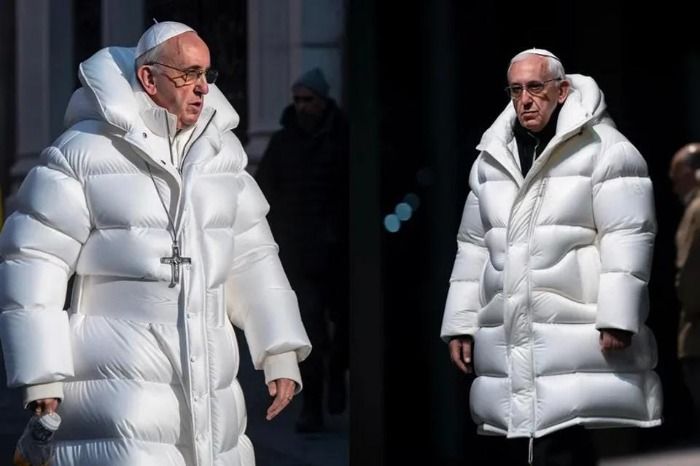 Sick Balenciaga outfir fixes the Vatican economic problems?
