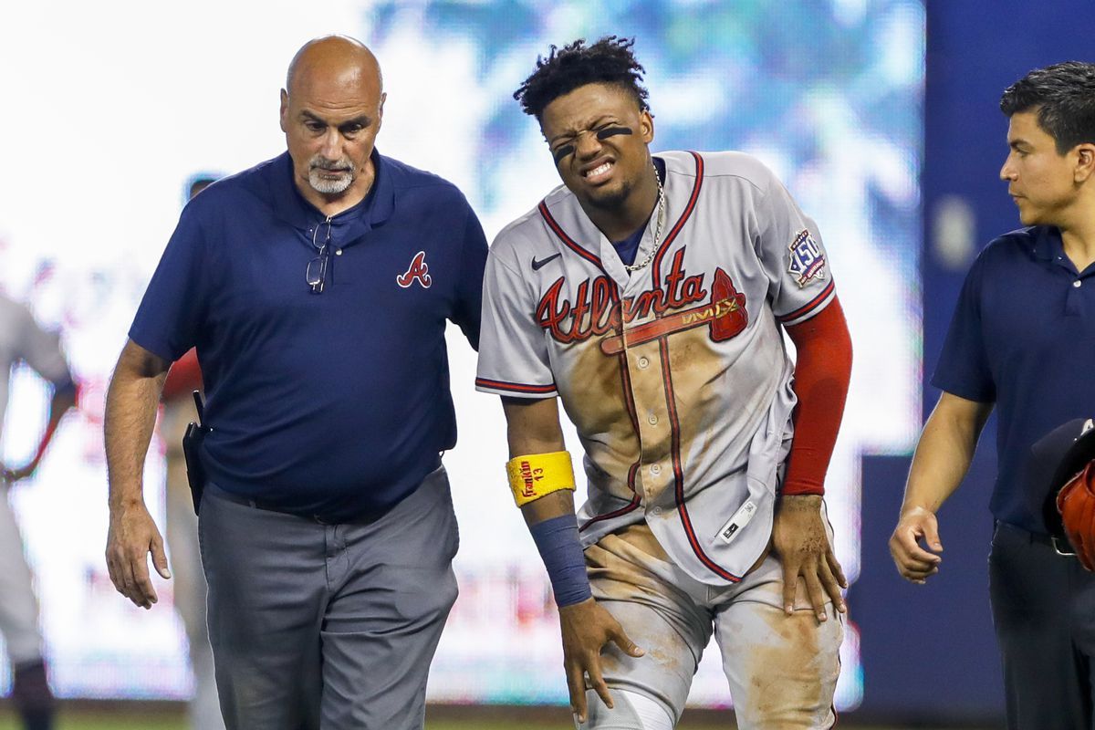 Breaking news Ronald Acuña tears his other ACL.