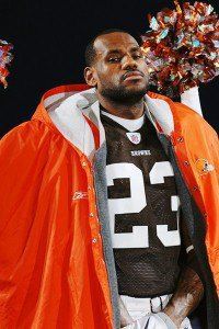 Lebron James Retiring From Basketball, Working Out At Tight End For The Cleveland Browns.